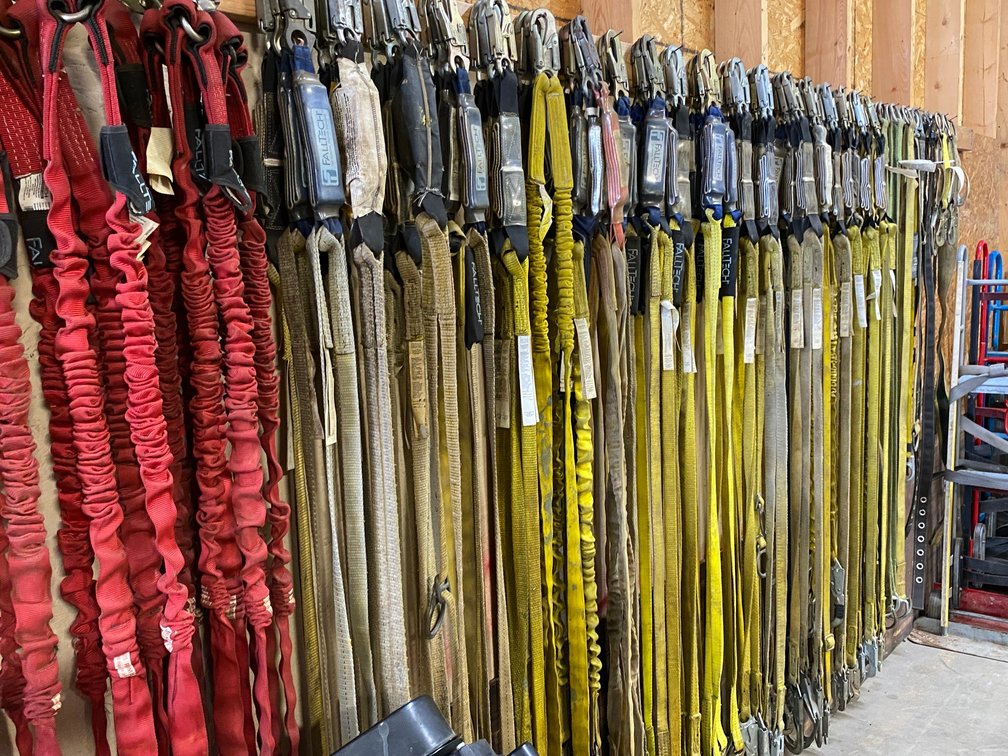 Used Safety lanyards