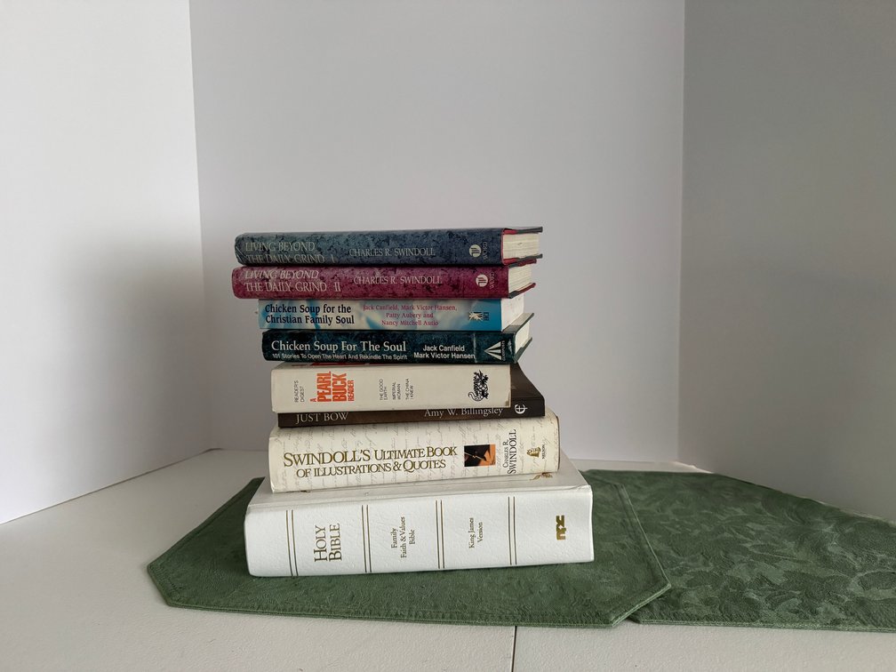 8 Hardcover Books