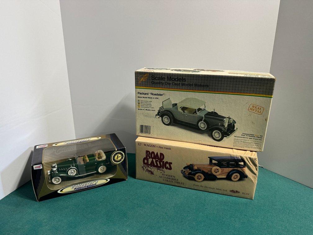 3 Collectible Model Vehicles