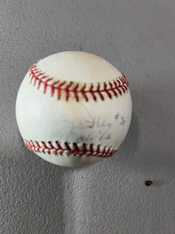Maury Wills Autographed Baseball, NO COA