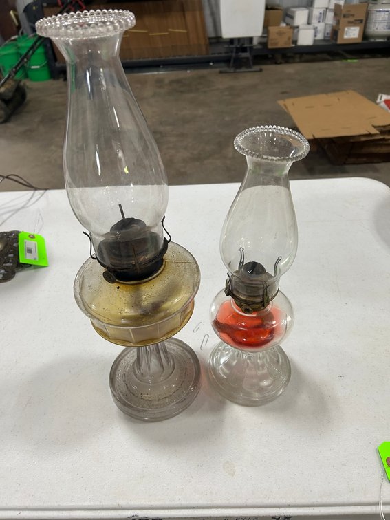 2-Vintage Oil Lamps