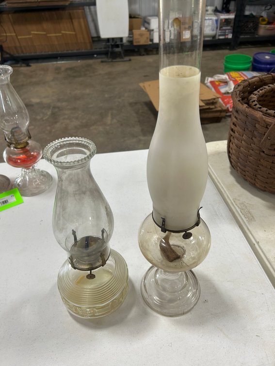2-Vintage Oil Lamps