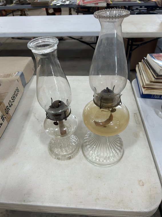 2-Vintage Oil Lamps