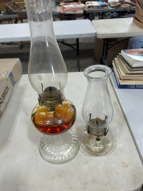 2-Vintage Oil Lamps
