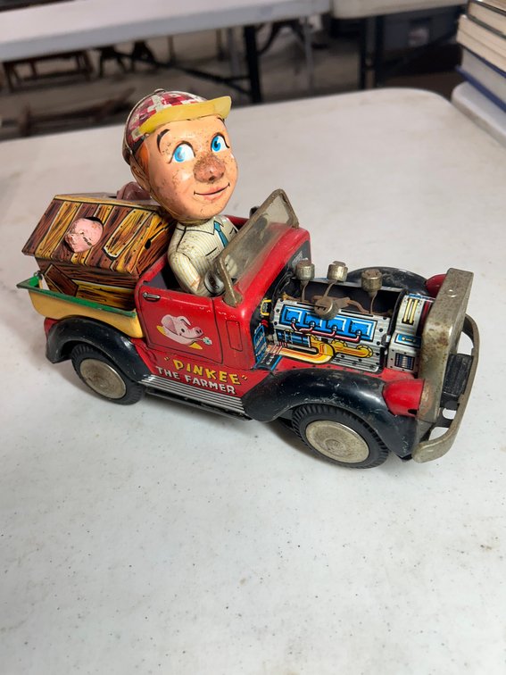Pinkee the Farmer  mfg by T N Nomura around 1959-1960