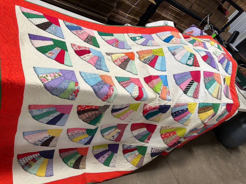 Vintage Fan Quilt