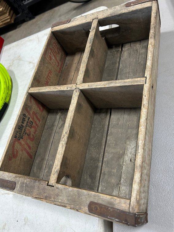 Vintage Wooden Pop (7-Up) Crate