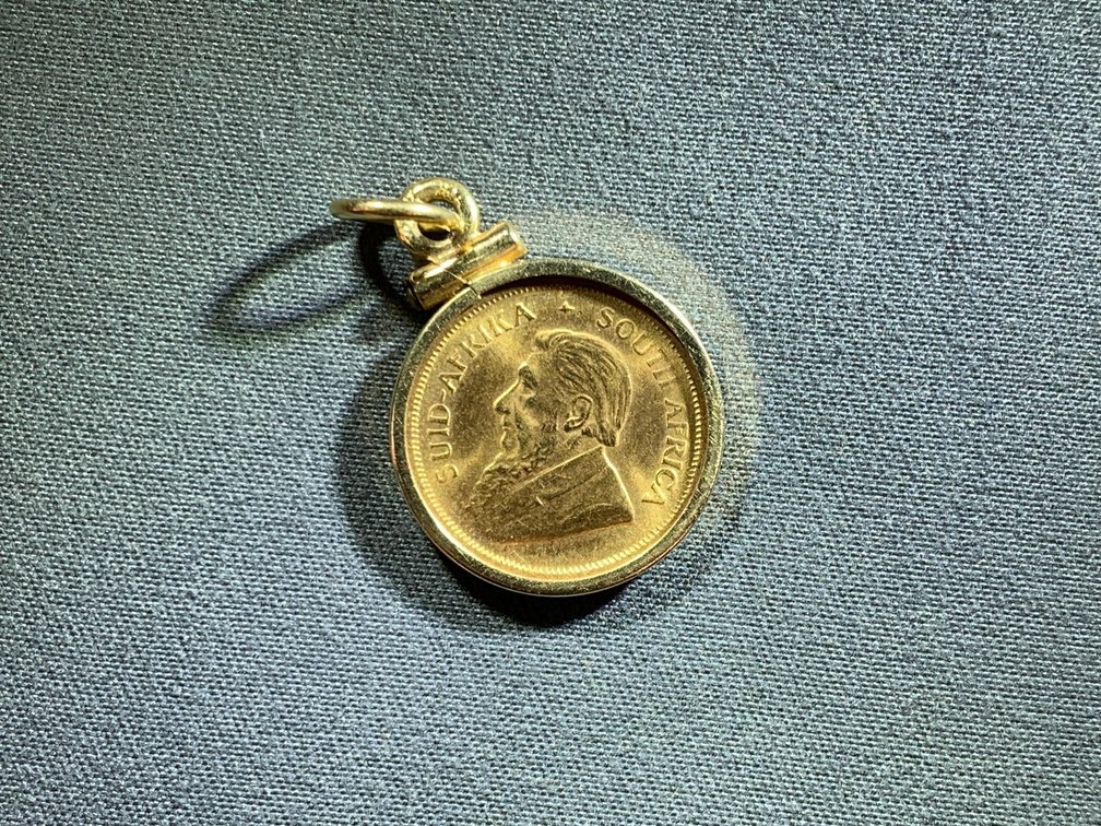 1982 Bezel-Set South African 1/10oz Gold Krugerrand