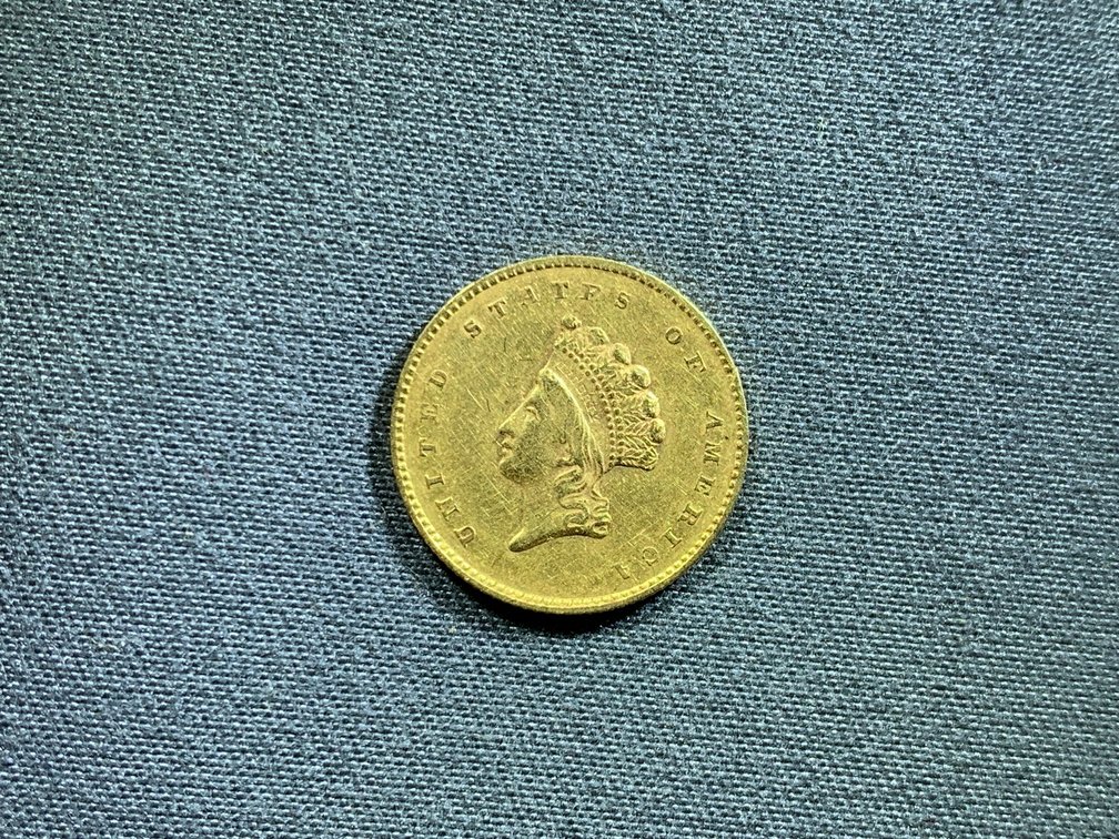 1855 Indian Princess Gold Dollar