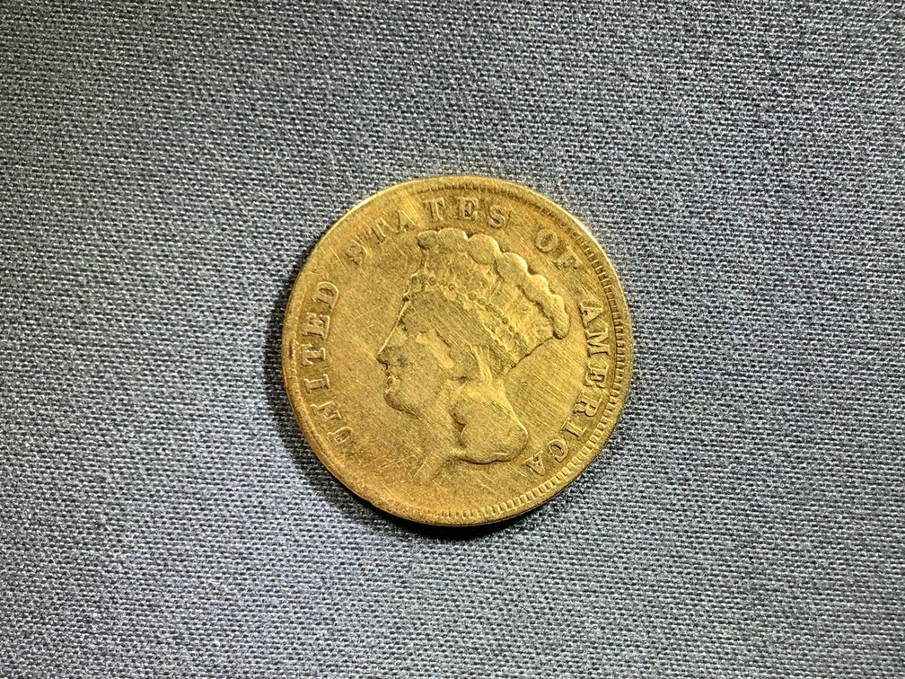 1884 $3 Gold Indian Princess