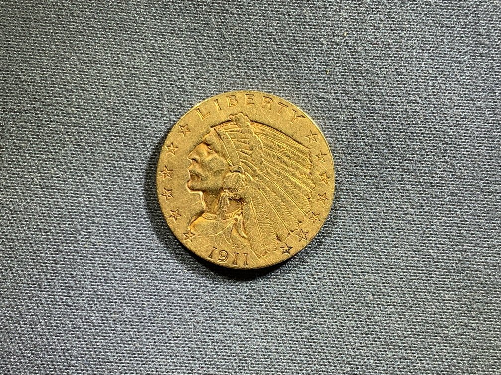 1911 $2.50 Indian Gold Quarter Eagle