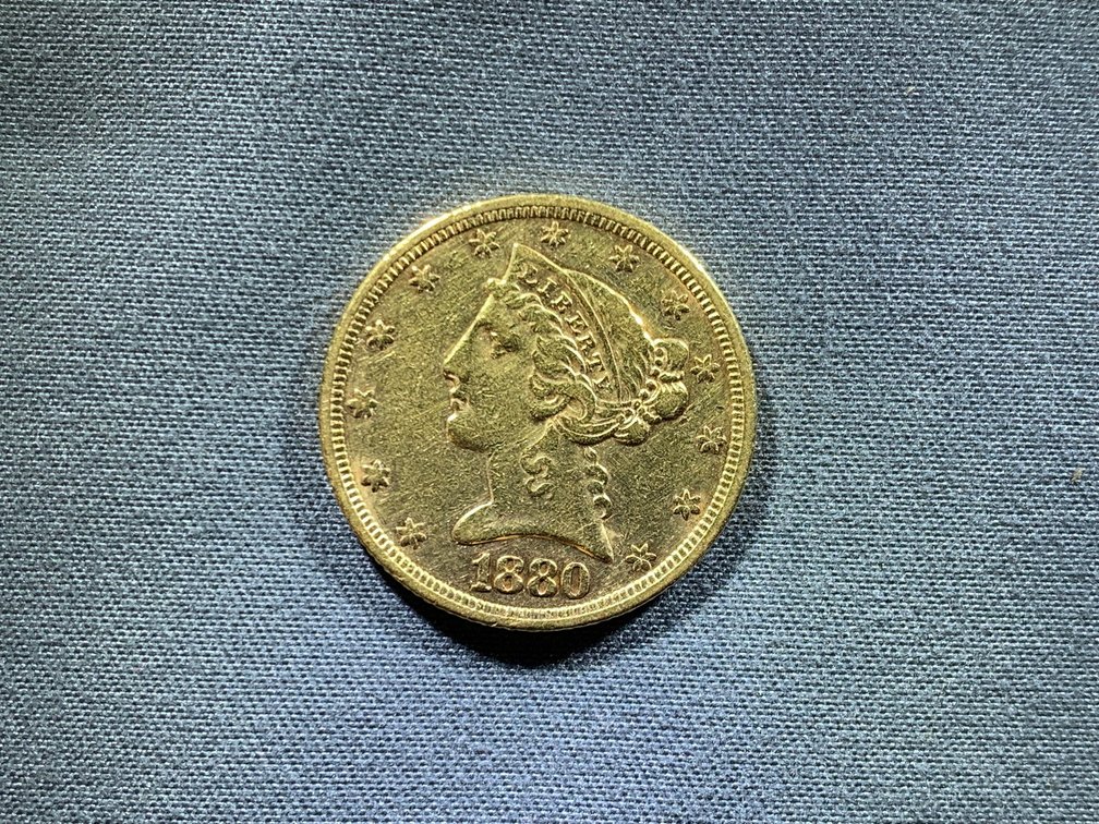 1880 Liberty Gold Half Eagle