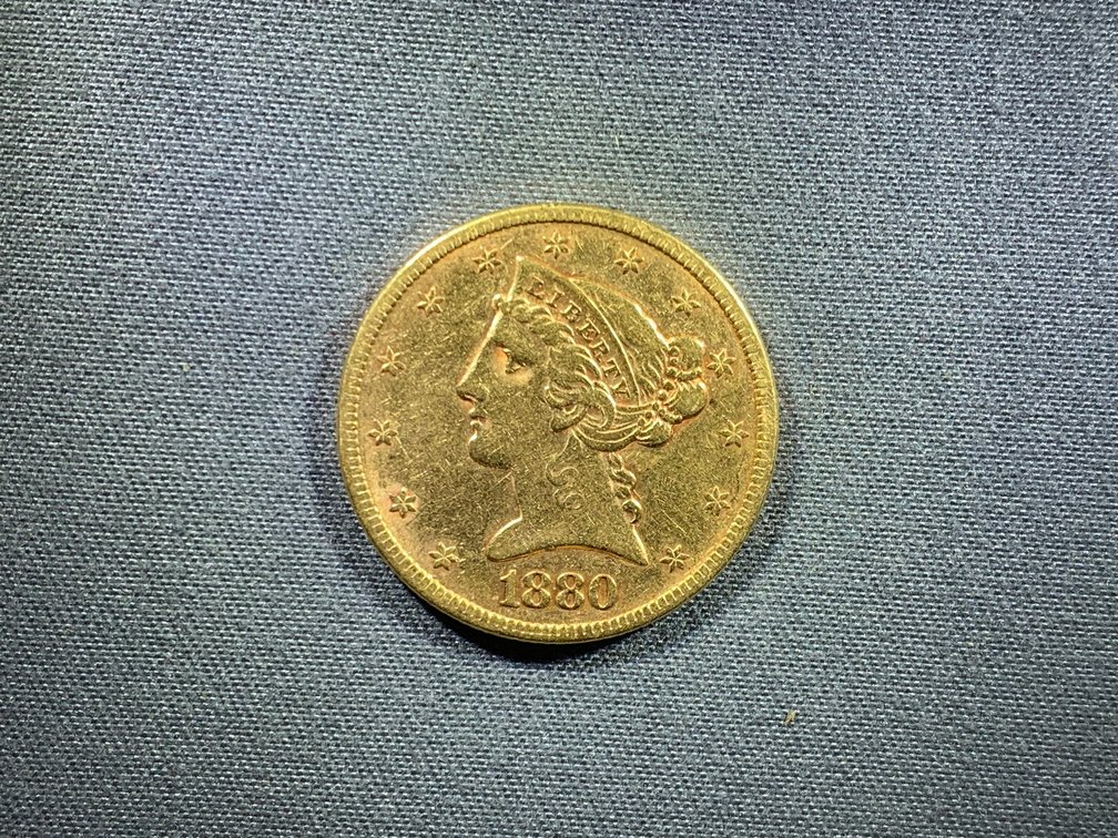 1880 Liberty Gold Half Eagle