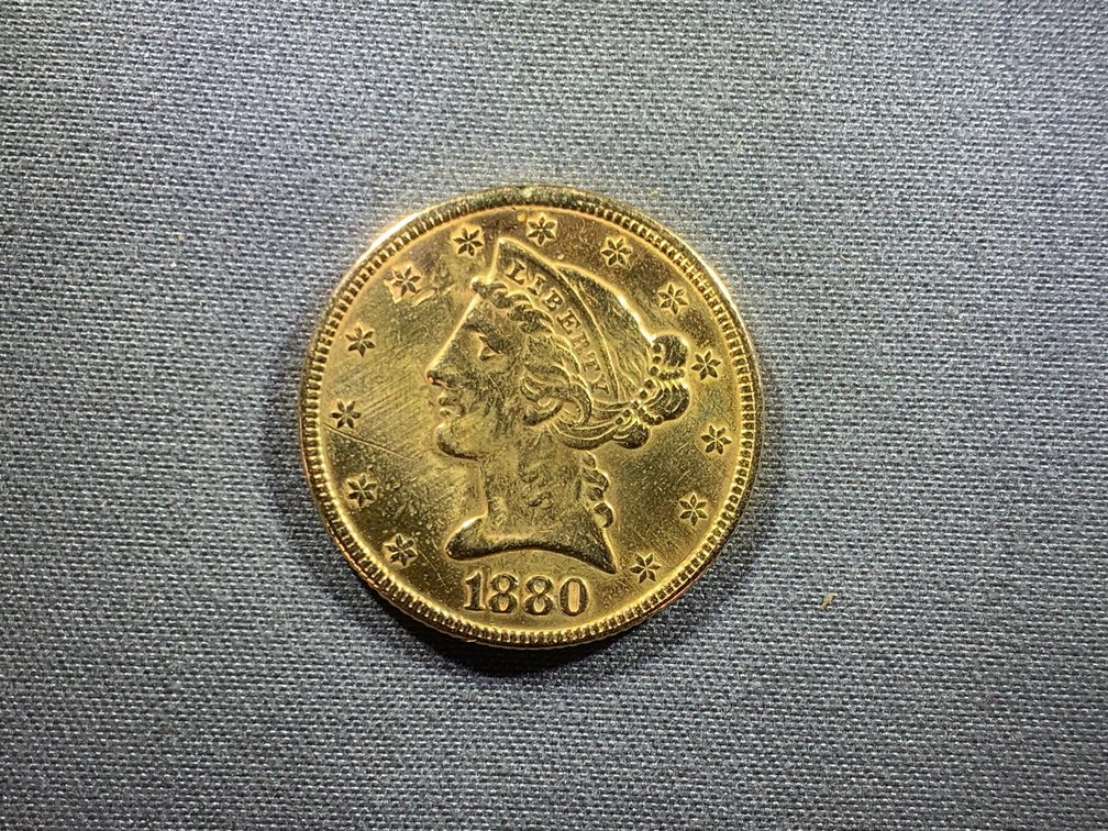 1880 Liberty Gold Half Eagle