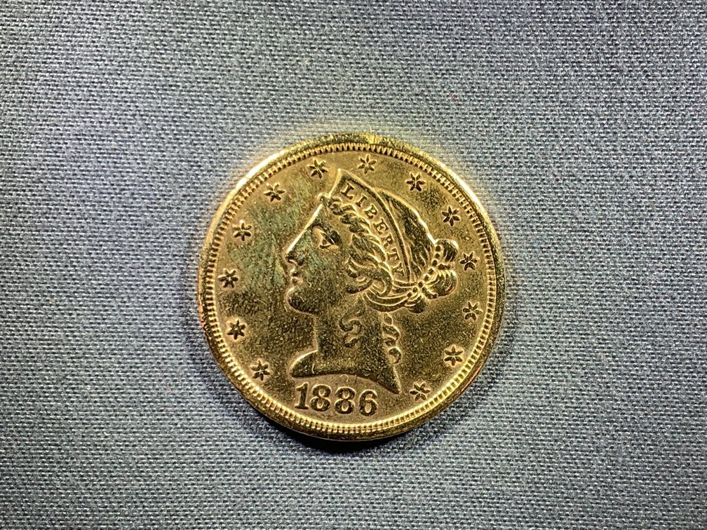 1886 Liberty Gold Half Eagle