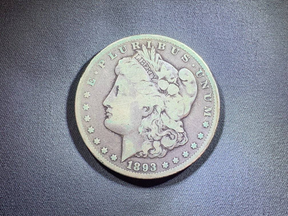 1893-CC Morgan Dollar