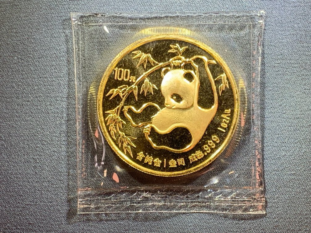 1985 Chinese 1oz Gold 100 Yuan