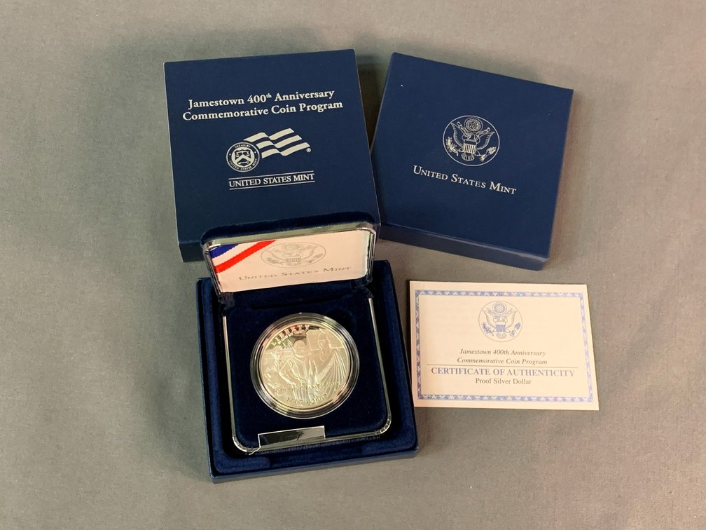 2007 Jamestown 400th Anniversary Commemorative Silver Dollar