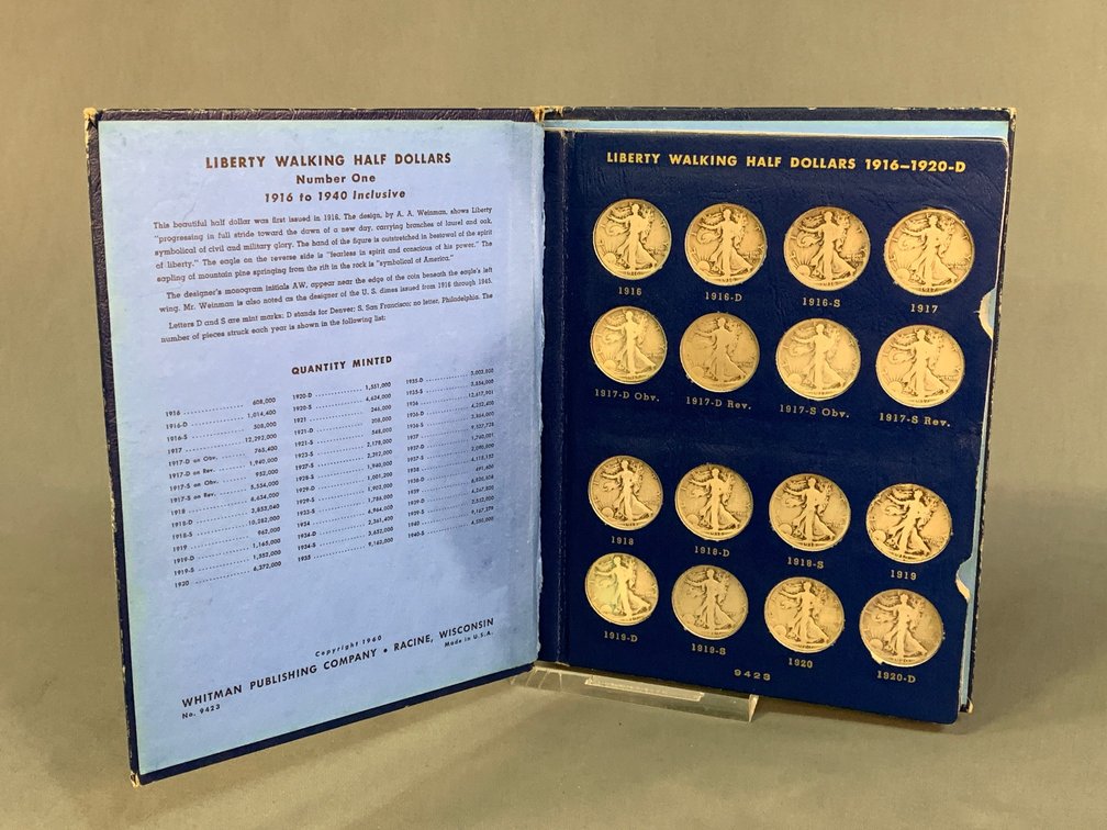 Walking Liberty Half Dollar Collector Book