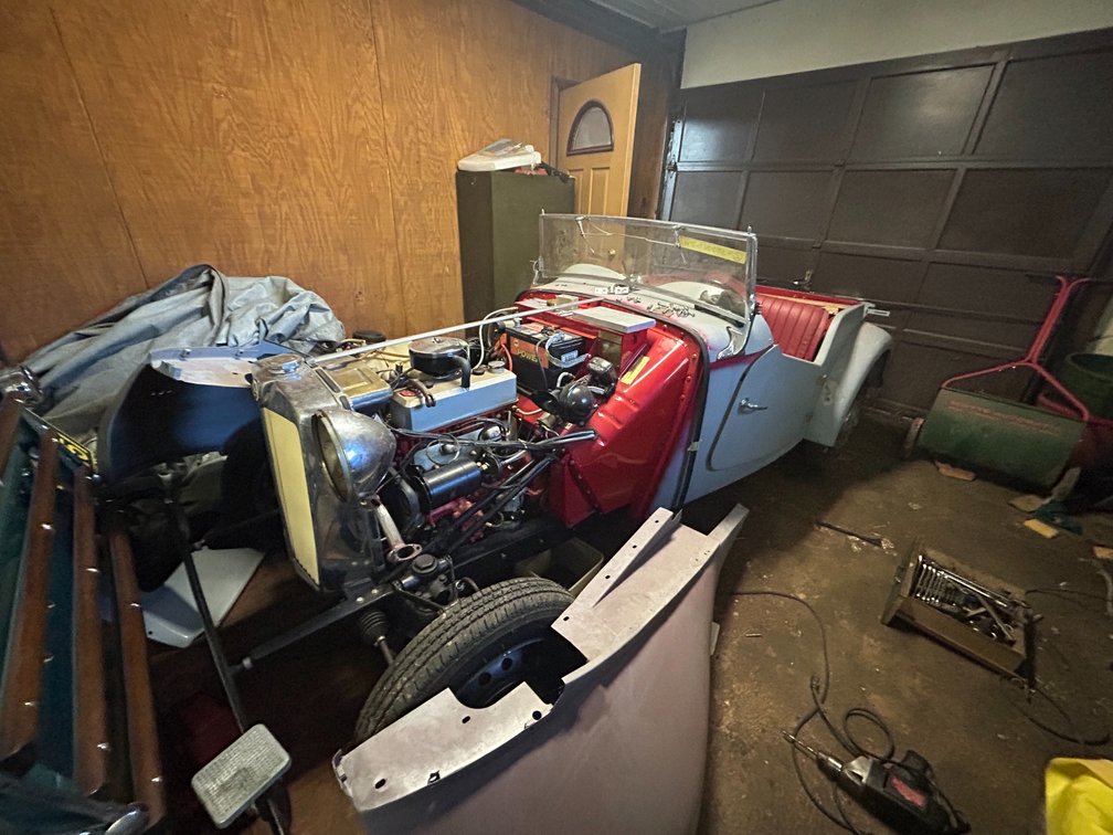 1951 MG TD Roadster - Restoration Project, Incomplete