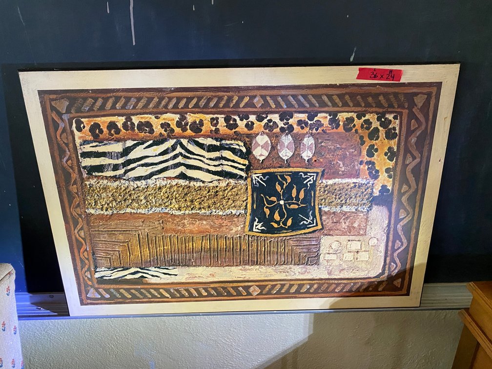 African-Themed Wall Art Panel