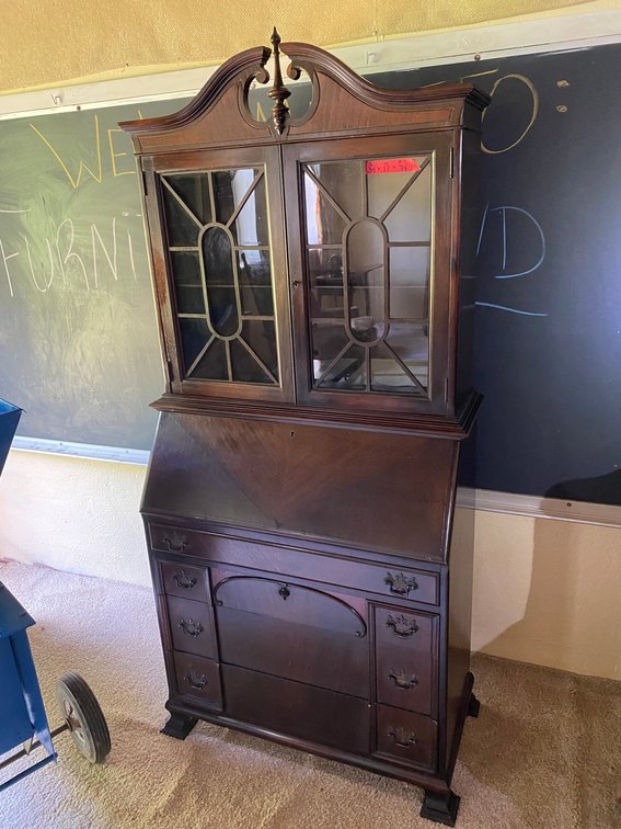 Drop front secretary desk