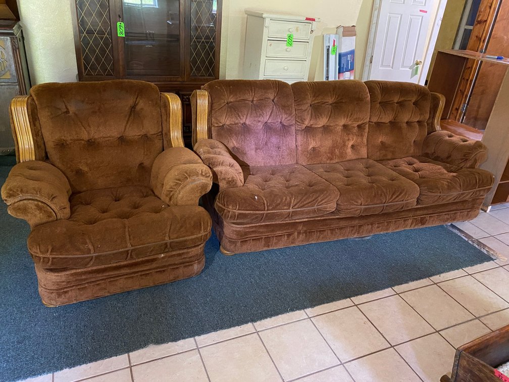 Sofa and chair set