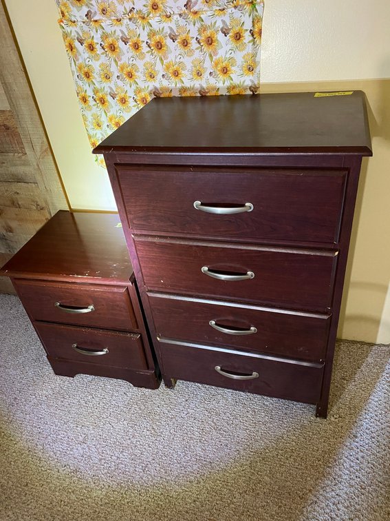 Chest of drawers, nightstand