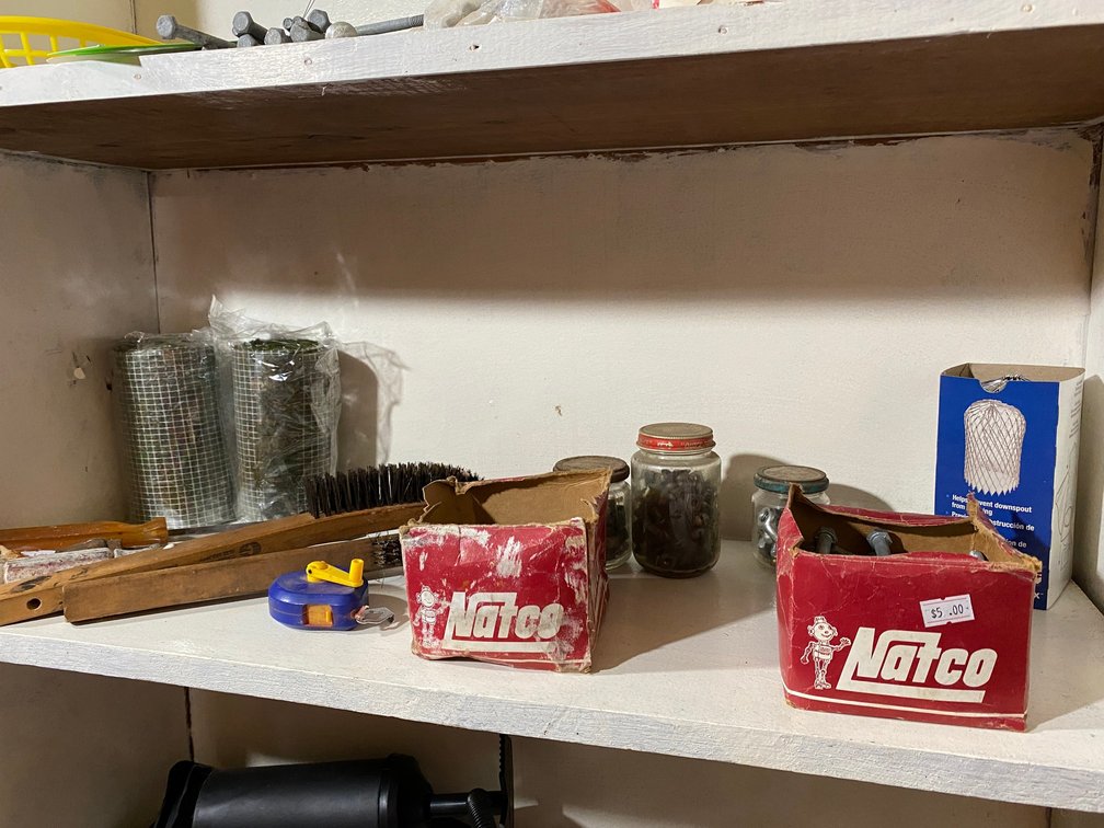 Wire brushes, bolts