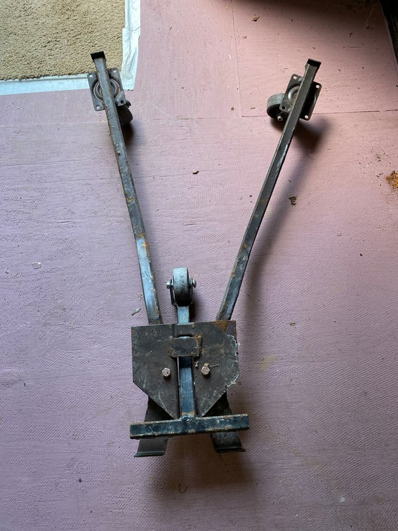 Hand made fold out cart