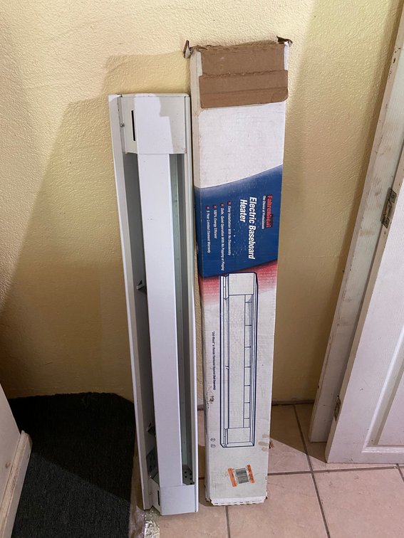 Electric baseboard heater