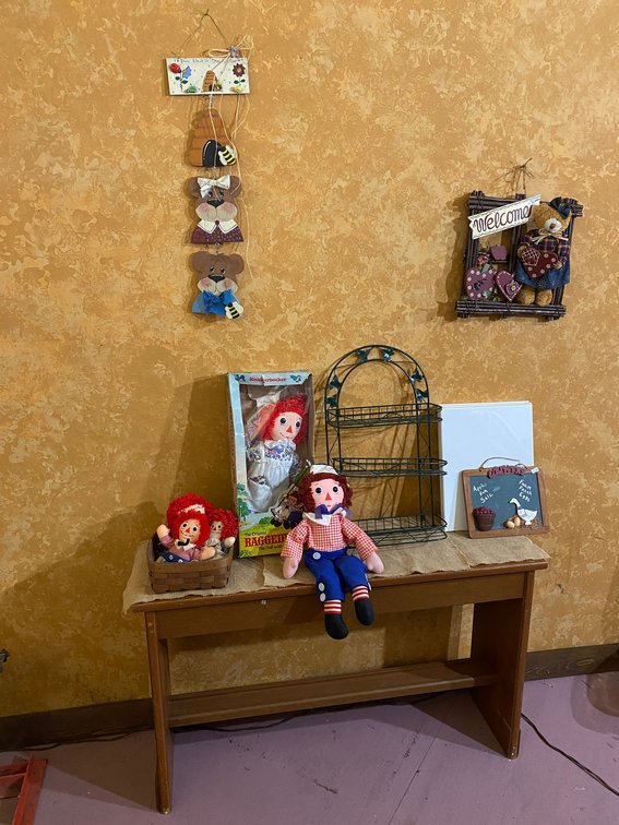Raggedy Ann Dolls, home decorative items