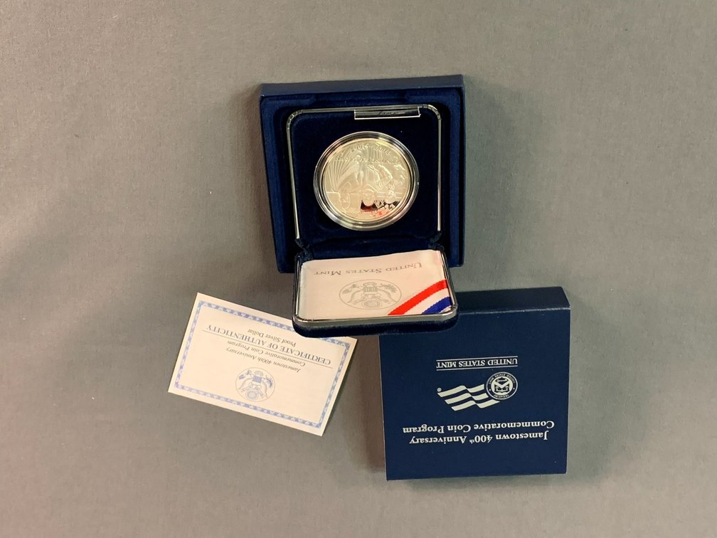 2007 Jamestown 400th Anniversary Commemorative Silver Dollar