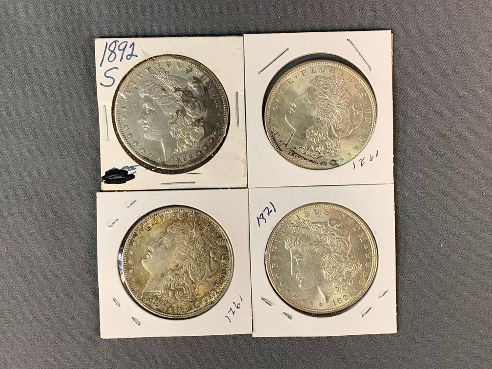 (4) Morgan Dollars