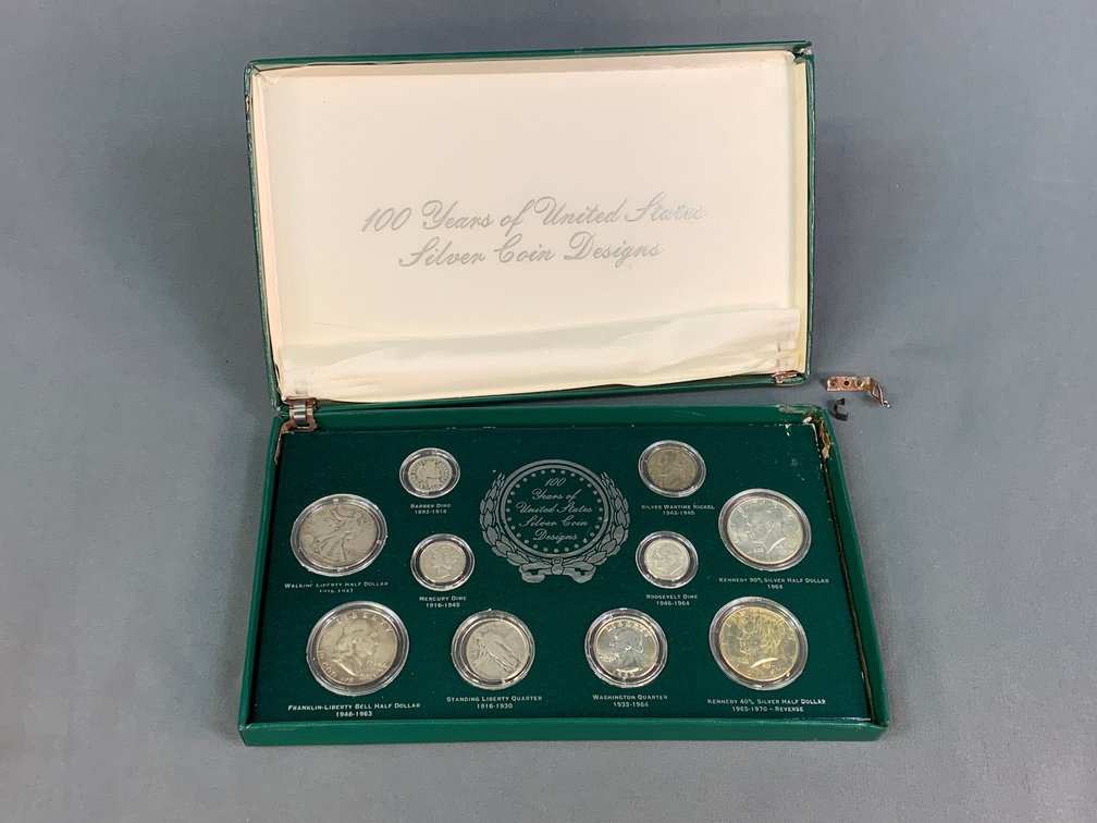 100 Years of US Silver Coin Designs Box Set