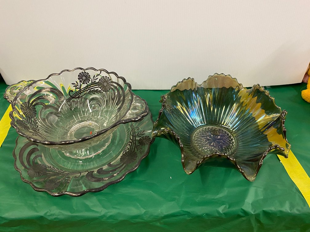 Glassware, Bowls, Platter