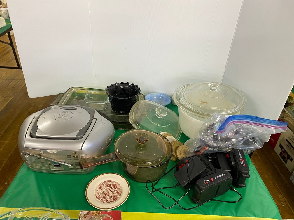 Radio, Cookware, Batteries, Misc.