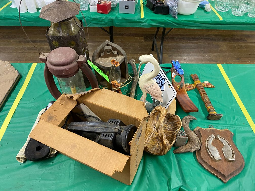 Small Totem Pole, Electric Lanterns, Misc.