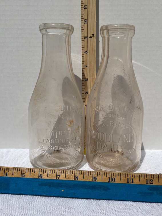 2- Early Milk Bottles