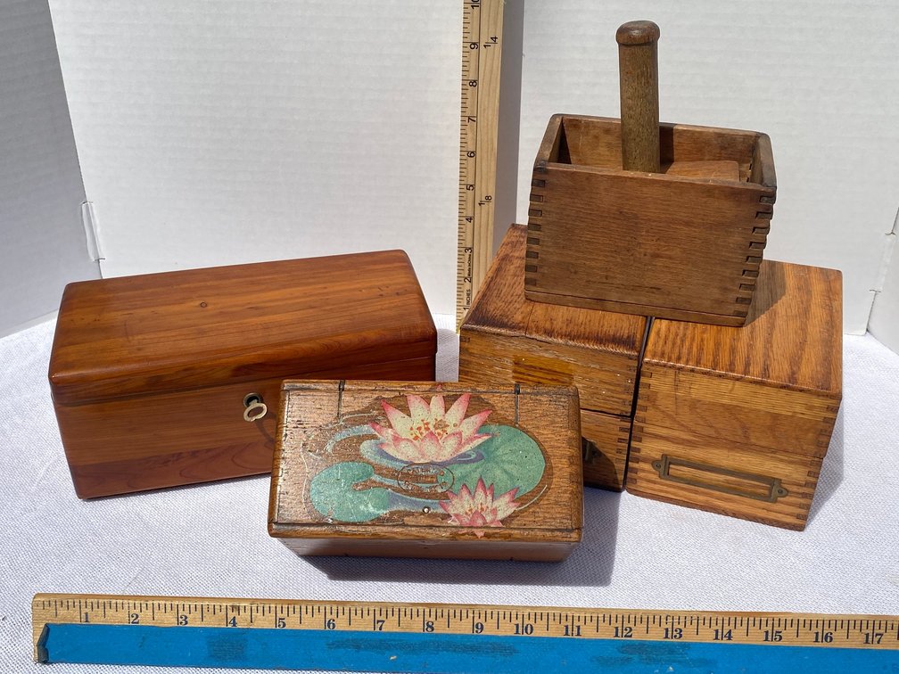 Early Wooden Boxes`