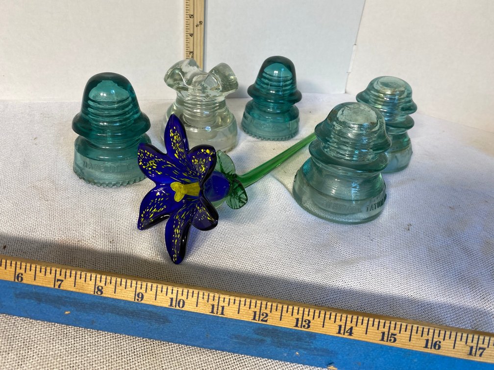 Glass Insulators, Glass Flower