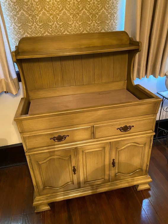 Dry Sink Type buffet with 2-Drawers and Storage on bottom