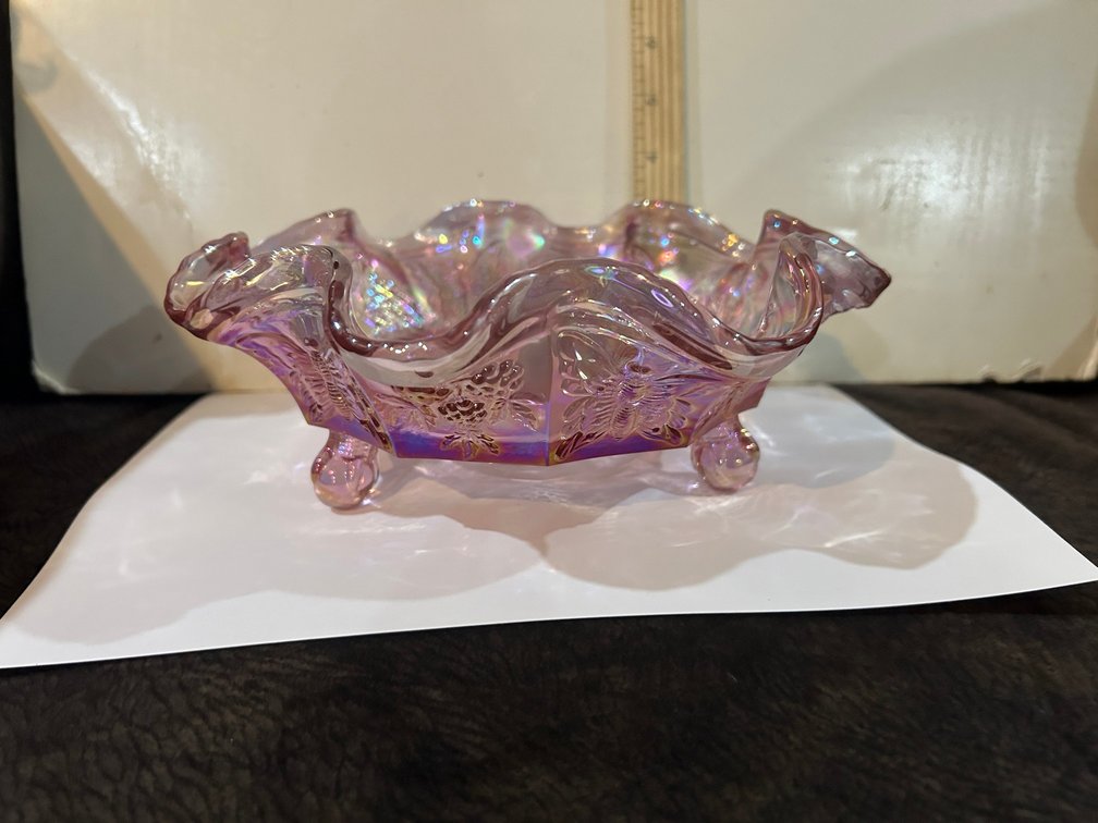 Fenton Candy Dish Carnival Glass Piece