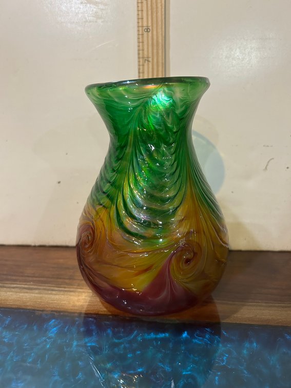 Ron Hinkle Flower Vase Glass