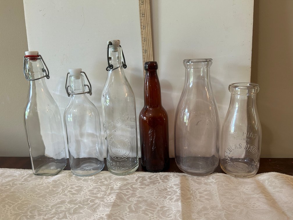 Milk and Soda Bottles