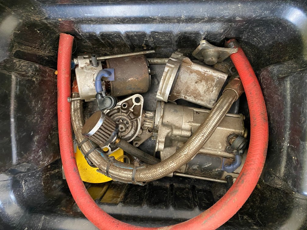 Tote with Car Parts
