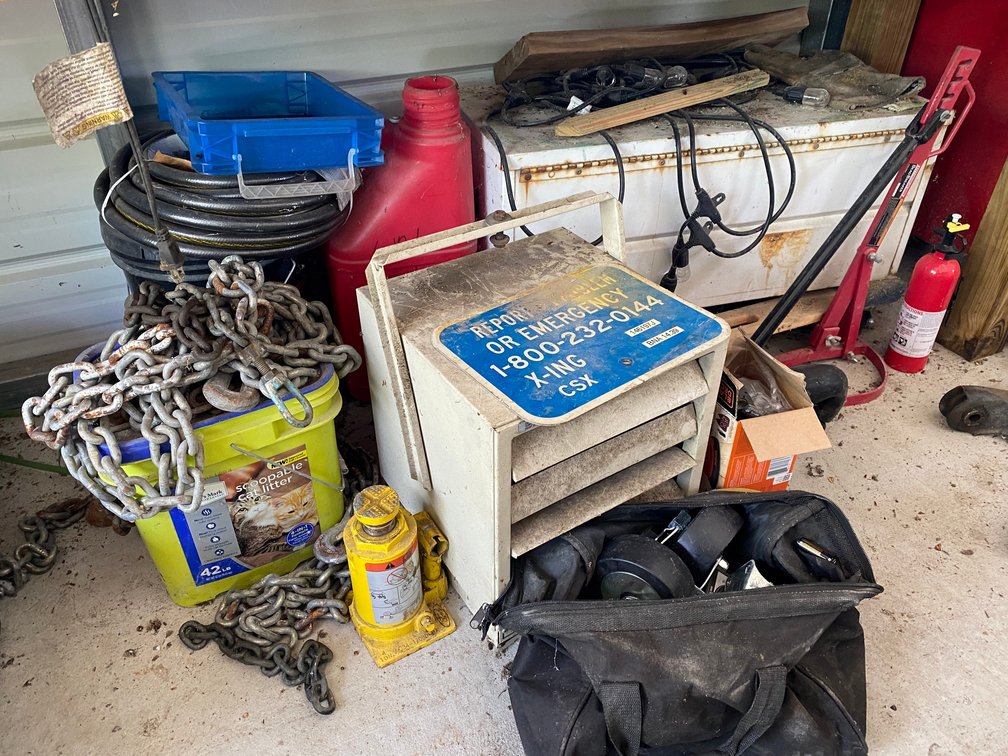 Contents under Work Bench