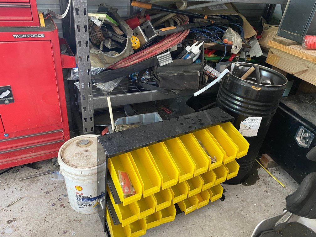 Contents of 2 shelves