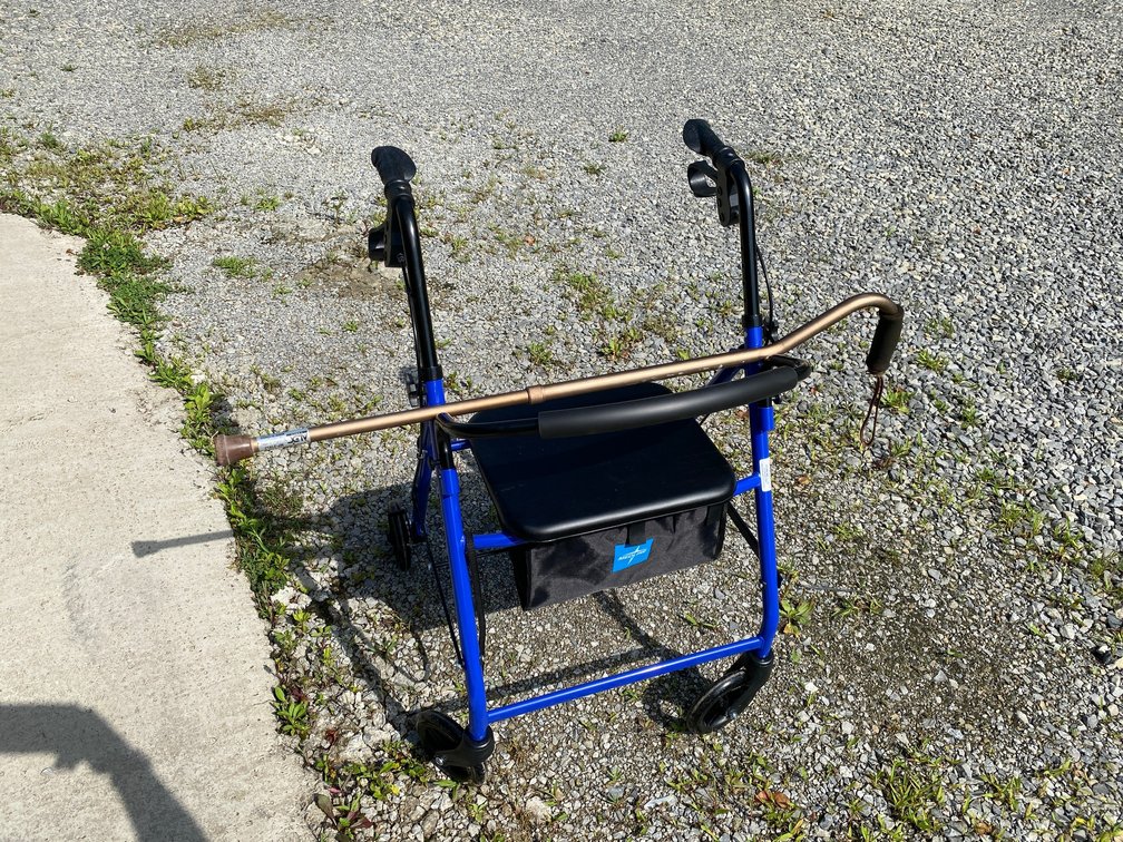 Medline Walker and Cane