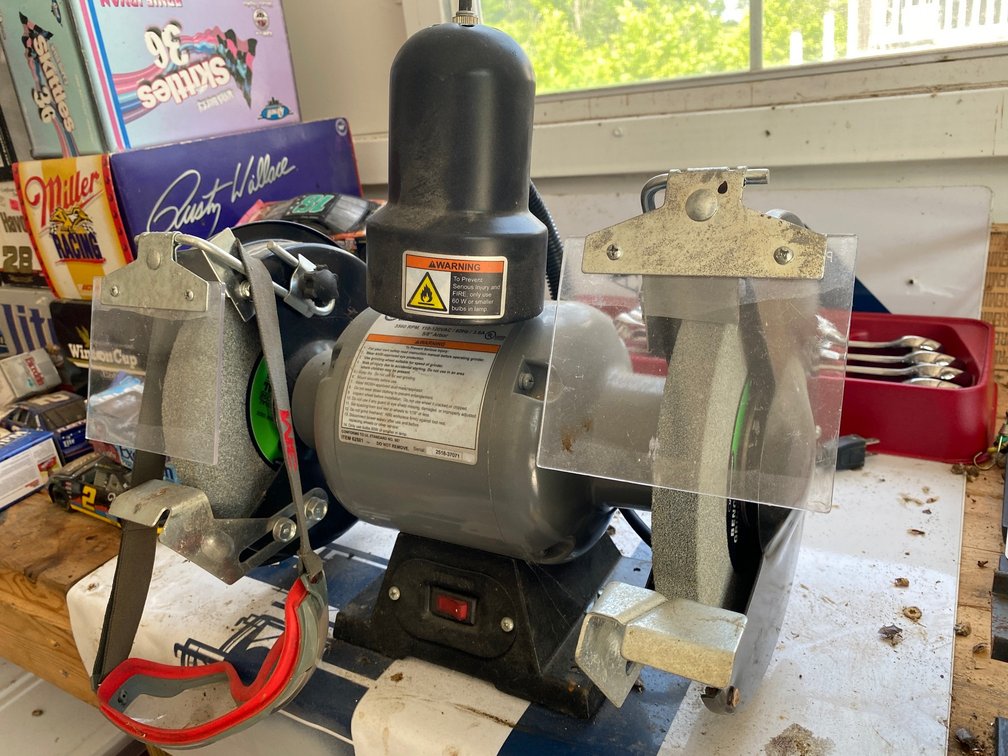 Central Machinery 8 inch Bench Grinder with Light